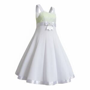 Bonnie Jean Girls Dress Size 7 Lavender Green Spring Easter Wedding